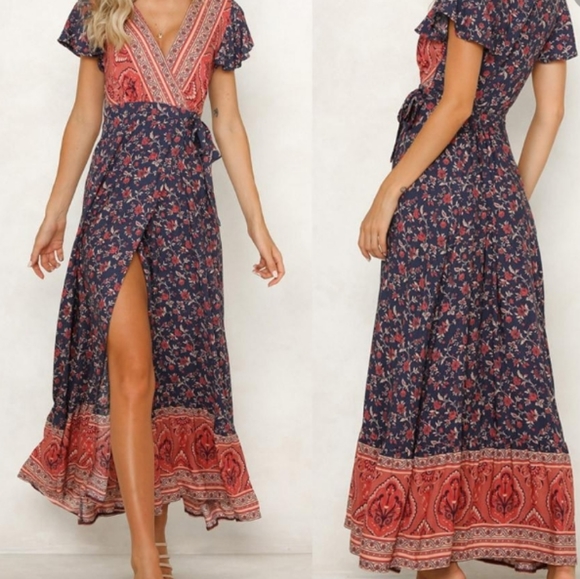 Boho Maxi Dress - Picture 1 of 4